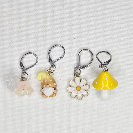 Stitch Markers - Yellow Cottage Core Bundle