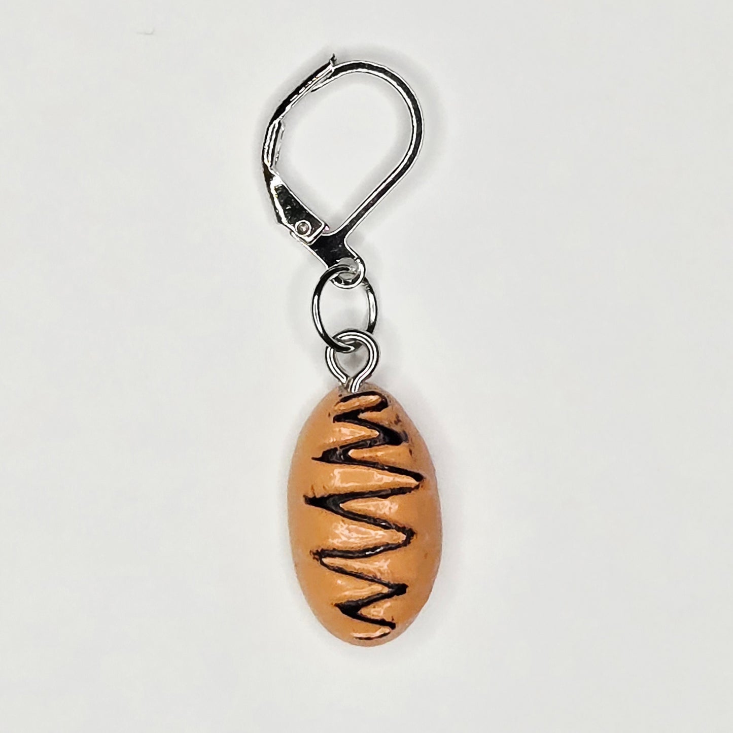 Single Stitch Marker - Bread Bakery - Fob Charm - Muffin Baguette Croissant