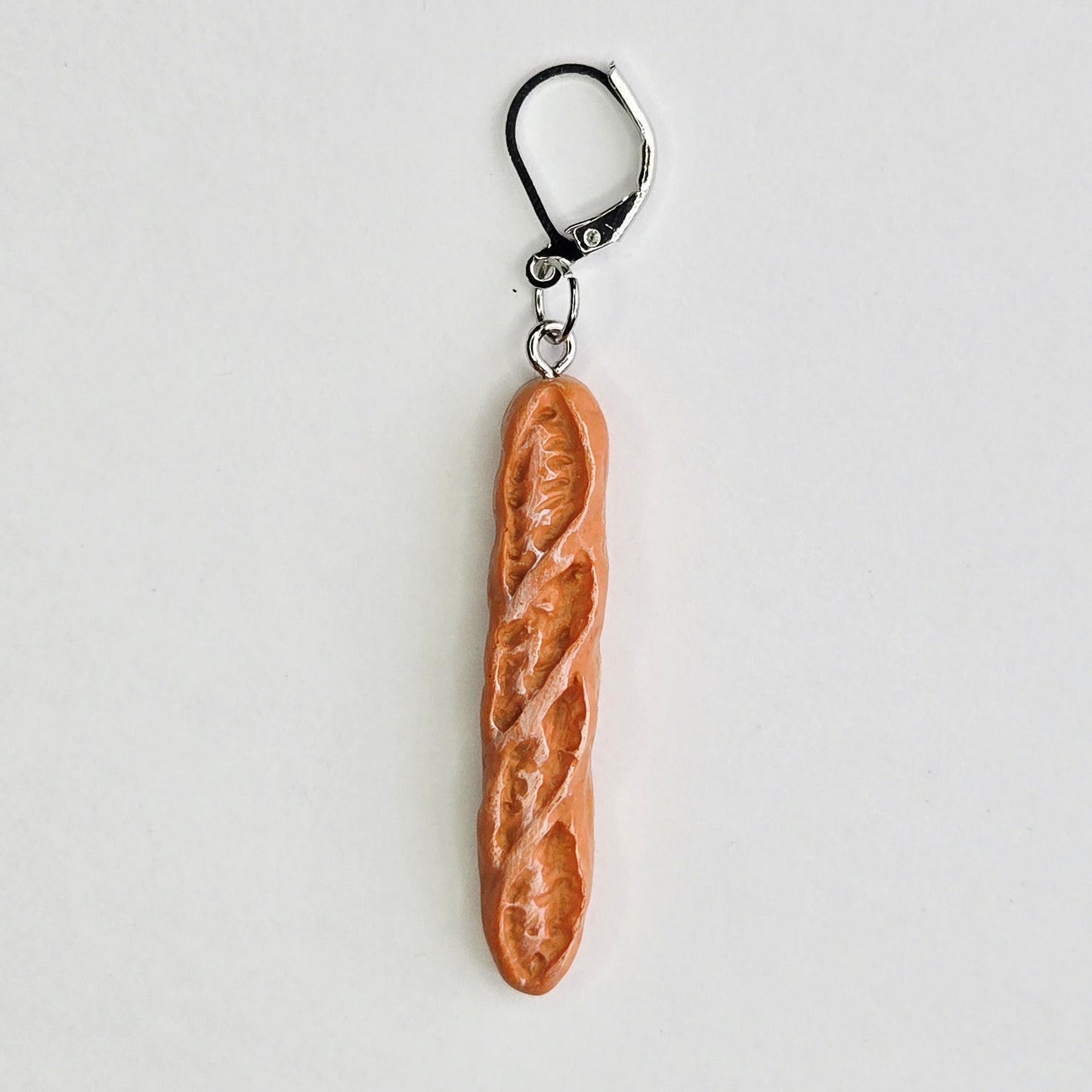 Single Stitch Marker - Bread Bakery - Fob Charm - Muffin Baguette Croissant