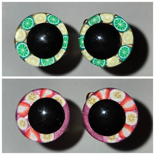 Fruit Inclusion Kawaii Safety Eyes 25mm