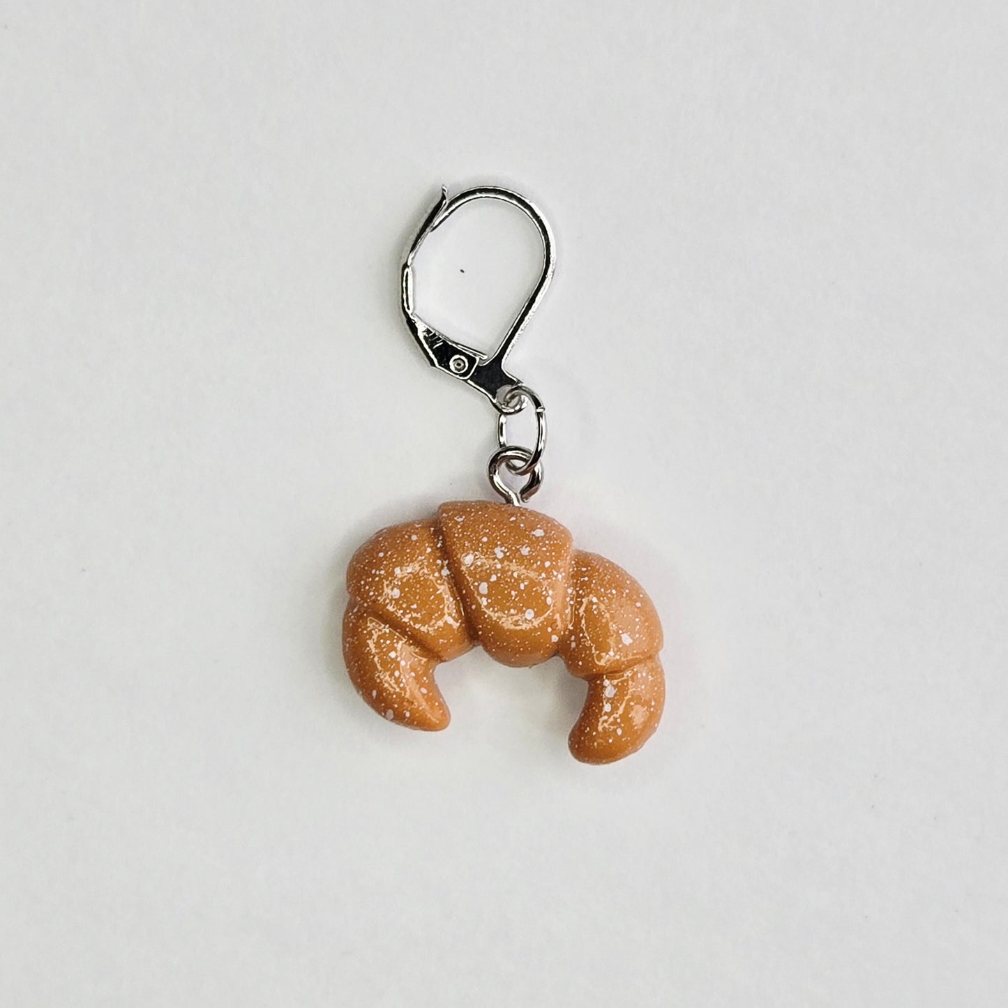Single Stitch Marker - Bread Bakery - Fob Charm - Muffin Baguette Croissant