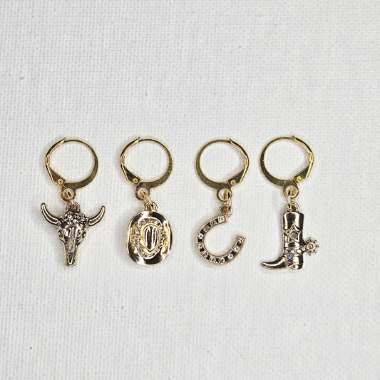 Stitch Markers - Cowboy Western Bundle