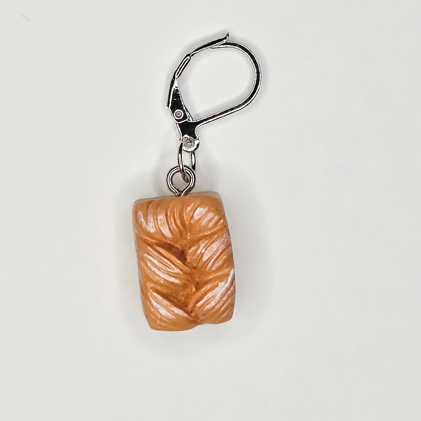 Single Stitch Marker - Bread Bakery - Fob Charm - Muffin Baguette Croissant